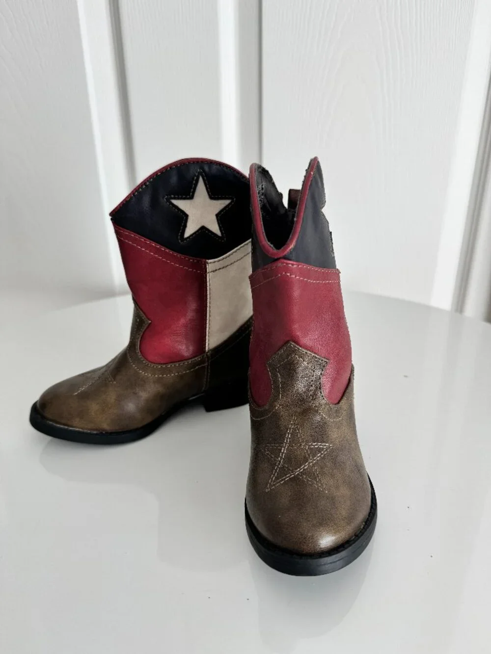 Healthtex Toddler Cowboy/Western Boots - Texas flag, size 7